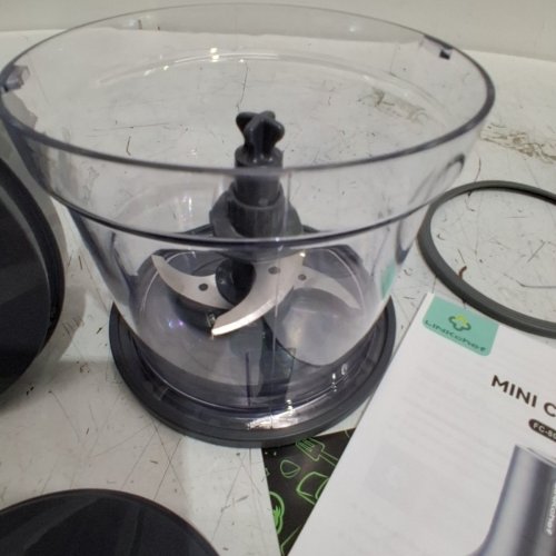 LINKCHEF MINI FOOD CHOPPER - DARK GRAY (MODEL: FC-8017-US-WM) image 7