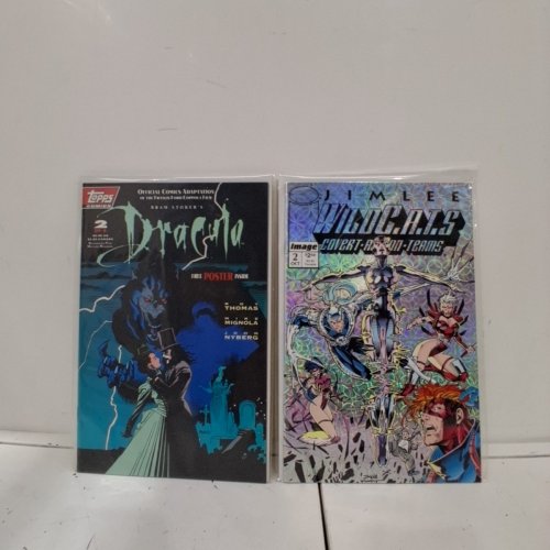 4 ASSTD IMAGE, AND TOPPS COMIC BOOKS - SAVAGE DRAGON #3, BRIGADE #2, WILDCATS #2, DRACULA #2 OF 4 - VARIOUS AUTHORS image 3