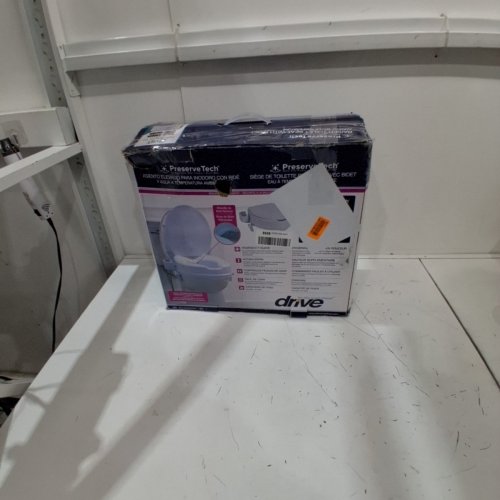 PRESERVETECH BY DRIVE MEDICAL RAISED TOILET SEAT WITH BUILT-IN BIDET - FITS STANDARD & ELONGATED TOILETS - 400LBS CAPACITY - 4" RAISE - WHITE (MODEL: RTL12C005-WH) image 5