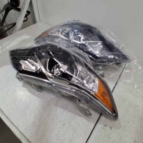 2PC KARSPAREHUB HEADLIGHTS FOR 2012 2013 2014 TOYOTA CAMRY L/SE/LE/XLE/HYBRID - CLEAR / BLACK / AMBER REFLECTOR (MODEL: KSH-TYCM12) image 3