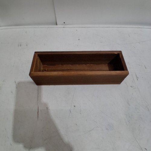 WOODEN GARDEN PLANTER BOX - 12'' X 4'' image 2