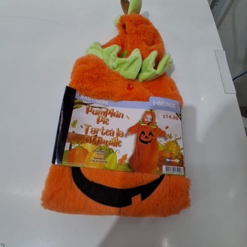 PALAMON BABY PUMPKIN PIE COSTUME - 0-6 MONTHS - ORANGE image 2