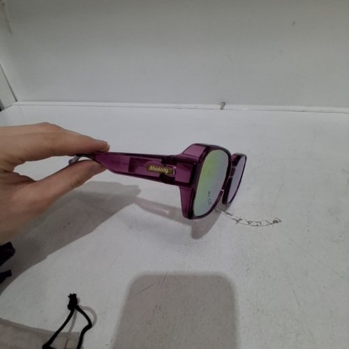 WOMEN'S MEELOOG OVER-GLASSES POLARIZED SUNGLASSES - OVERSIZED FIT - UV 400 - PURPLE (STYLE: MST0150) image 3