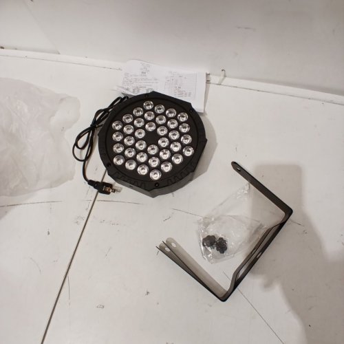 JAVIK SLIM LED STAGE LIGHTS PAR LIGHT WITH 36 LED LIGHTS & REMOTE CONTROL - 7" - BLACK (MODEL: LSPA36PC) image 3