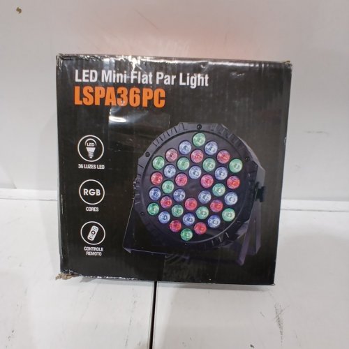 JAVIK SLIM LED STAGE LIGHTS PAR LIGHT WITH 36 LED LIGHTS & REMOTE CONTROL - 7" - BLACK (MODEL: LSPA36PC) image 5