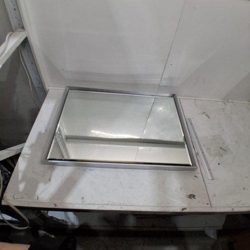 QUEENFUN MODERN ANTI-RUST AUMINUM FRAME MIRROR - 22" X 30" X 1.6" (MODEL: MFMB2230) image 2