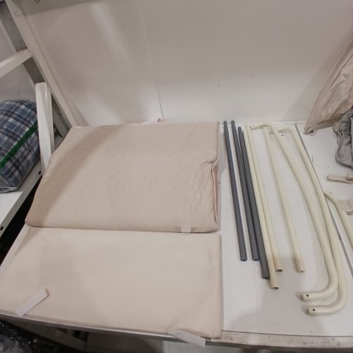 PORTABLE 3-IN-1 BABY PLAYYARD / CRIB WITH REMOVABLE CHANGING TABLE - 26" X 48" X 30" - BEIGE (MODEL: UP670S) image 2