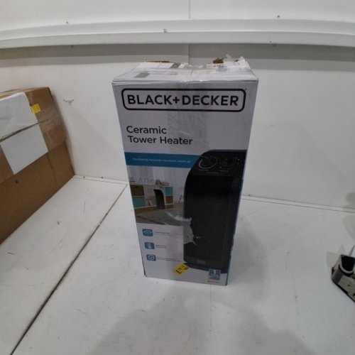 BLACK+DECKER PERSONAL INFRARED SPACE HEATER HEATER WITH OSCILLATING FUNCTION - 1500W - BLACK (MODEL: BHTC571) image 4