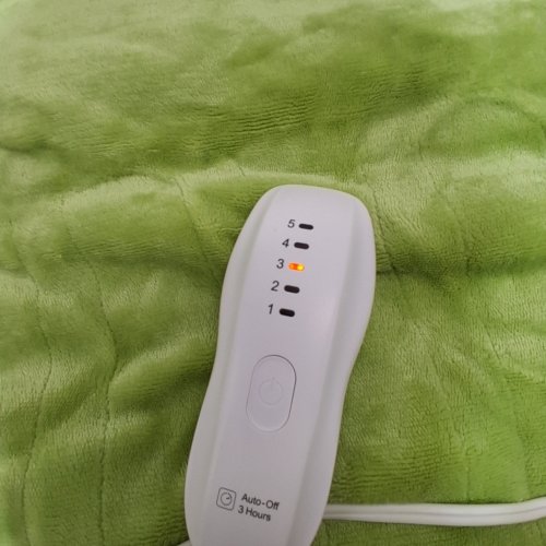 JET'S HOME HEATED ELECTRIC THROW BLANKET WITH 5 HEAT LEVELS - 50" X 60" - GREEN (MODEL: TW1-B-F) image 2