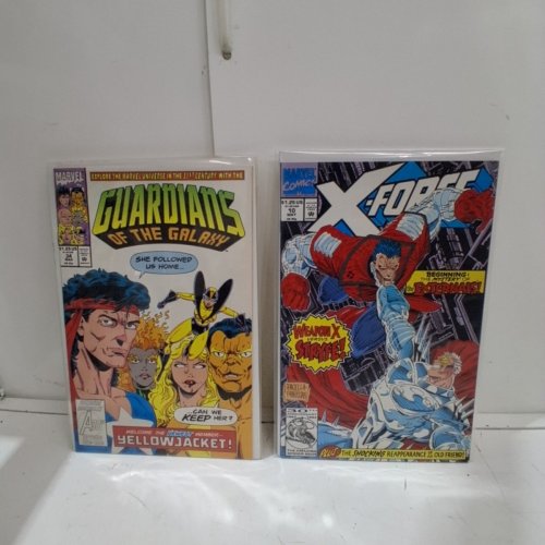 4 ASSTD MARVEL, AND IMPACT COMIC BOOKS - PUNISHER WAR ZONE #10, LEGEND OF THE SHIELD #12, GUARDIANS OF THE GALAXY #34, X-FORCE #10 - VARIOUS AUTHORS image 3