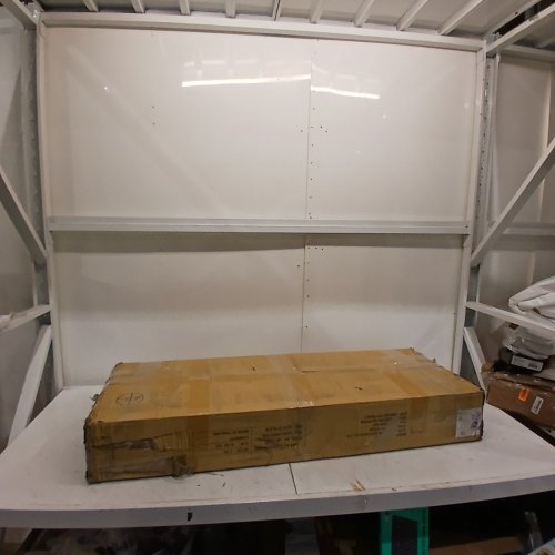 IRONCK FREESTANDING MODERN ARMOIRE WARDROBE WITH ADJUSTABLE SHELVES - 78.9" X 16.2" X 23.6" - WHITE (MODEL: HK-YG-07) image 9