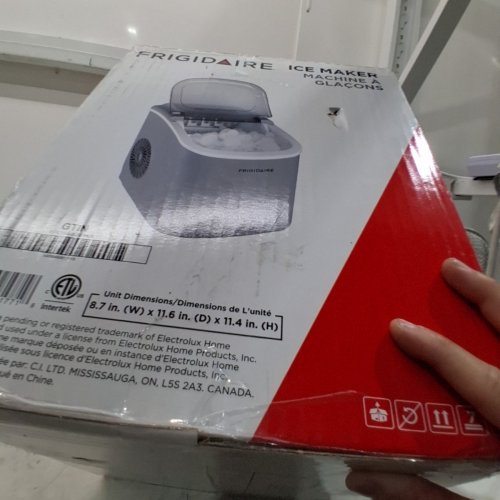 FRIGIDAIRE COMPACT COUNTERTOP ELECTRIC ICE MAKER - MAKES 26LBS OF ICE/DAY - SILVER (MODEL: EFIC189-B-SILVER) image 3