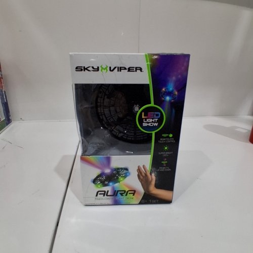 SKY VIPER AURA FORCE GESTURE HAND CONTROLLED HOVER SPHERE DRONE - BLACK/GREEN - (MODEL: 18725) image 5