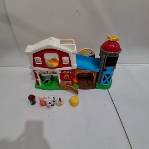 FISHER-PRICE LITTLE PEOPLE TODDLER TOY CARING FUN ANIMAL FARM PLAYSET - AGES 1+ - MULTICOLOR (MODEL: JNB87-9564) image 3