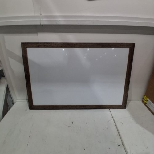 U BRANDS RUSTIC WOOD FRAME MAGNETIC DRY ERASE BOARD- 23" X 35" - ‎WHITE/LIGHT WOOD (MODEL: 4890U00- 01) image 2
