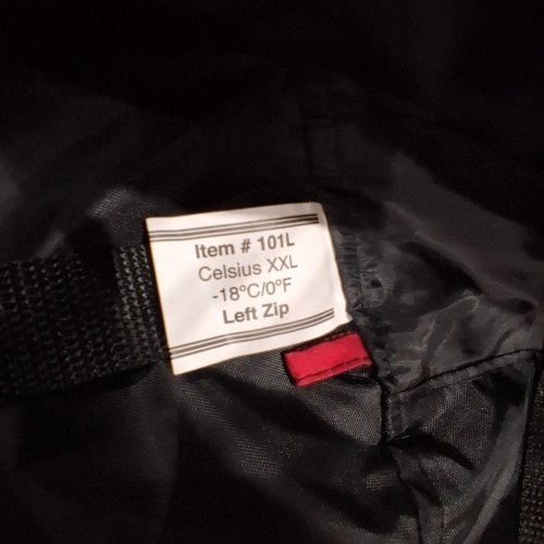TETON CELSIUS COLD WEATHER SLEEPING BAG - XXL - RED/BLACK image 2