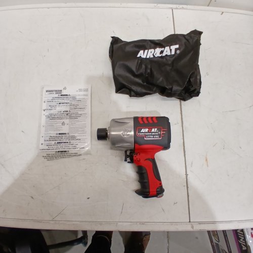 AIRCAT VIBROTHERM DRIVE IMPACT WRENCH - 3/4" - 1,700FT-LBS CAPACITY - 90 PSI MAX - RED / BLACK (MODEL: 1778-VXL) image 6