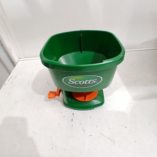 SCOTTS WHIRL HANDHELD SPREADER - GREEN image 2