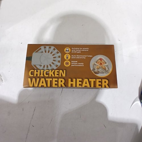 POULTRY CHICKEN SUPPLIES WATER HEATER WARMER BASE - 14.6" - 125W - GREY image 2
