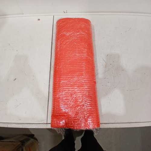 ALL PURPOSE HIGH DENSITY ANTI-TEAR NON SLIP EXERCISE YOGA MAT - 68" X 24" - RED image 4