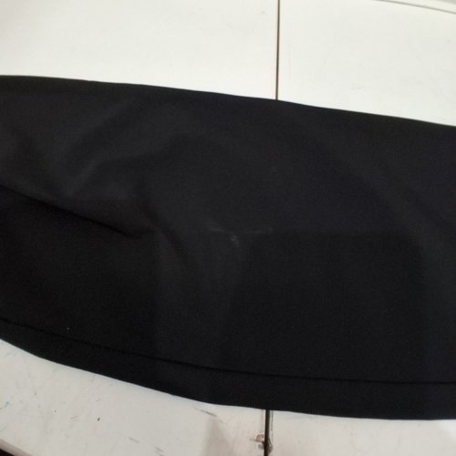 MEN'S TRACK PANTS with zipper pockets - LARGE - BLACK image 3
