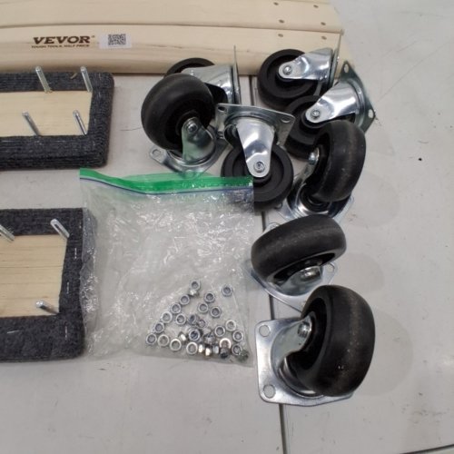 2PK FURNITURE DOLLY - 1000LBS CAPACITY EACH, 18" X 30" - GREY (MODEL: SC02) image 3