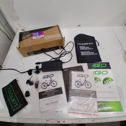IGO ELECTRIC BICYCLE CHARGER FOR CORE ELITE 3D HYBRID E-BIKE - FITS 23CA2701ES E-BIKE MODEL - BLACK image 3