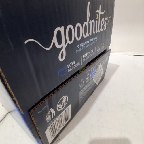 34PK BOYS GOODNITES NIGHTTIME UNDERWEAR - LARGE (68-95LB) image 3