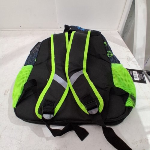 5PC SOCCER BACKPACK BACK TO SCHOOL SET - BLACK/GREEN (STYLE: SYVBP689WMC) image 4