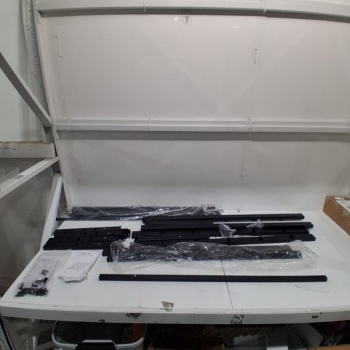 METAL PLATFORMN BED FRAME, NO BOX SPRING REQUIRED - 16'' - TWIN XL - BLACK (MODEL: YC-003-TXL) image 2