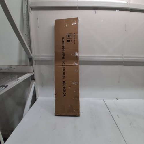METAL PLATFORMN BED FRAME, NO BOX SPRING REQUIRED - 16'' - TWIN XL - BLACK (MODEL: YC-003-TXL) image 4
