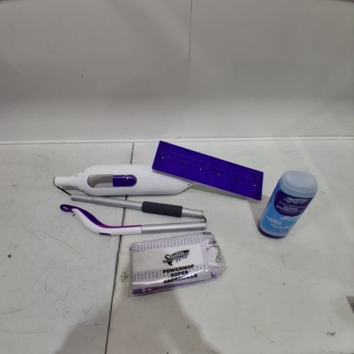 SWIFFER MULTI SURFACE POWER MOP - WHITE/PURPLE - (MODEL: 3290) image 2