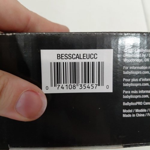 BABYLISSPRO DIGITAL SCALE - 5000G CAP - BLACK/SILVER (MODEL: BESSCALEUCC) image 2