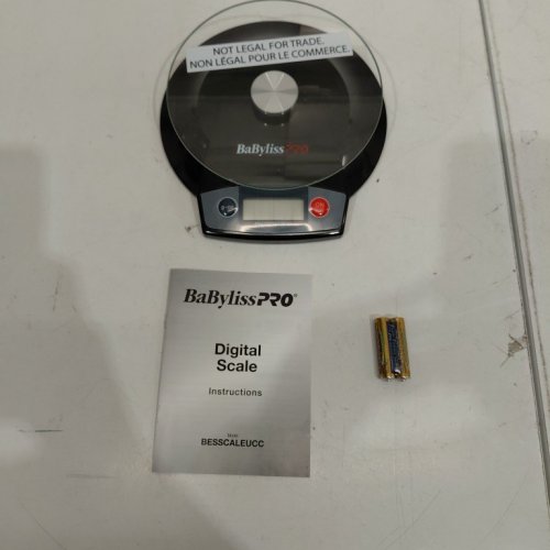 BABYLISSPRO DIGITAL SCALE - 5000G CAP - BLACK/SILVER (MODEL: BESSCALEUCC) image 3