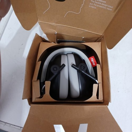 KIDS ALPINE MUFFY NOISE CANCELLING EARMUFFS - 22DB - 3-16 YEARS OLD - BLACK/GREY image 2