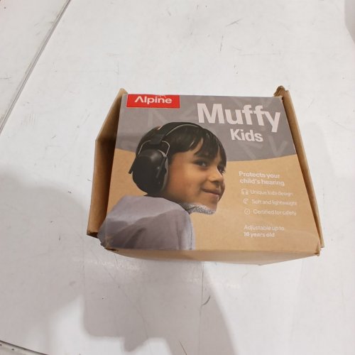 KIDS ALPINE MUFFY NOISE CANCELLING EARMUFFS - 22DB - 3-16 YEARS OLD - BLACK/GREY image 3