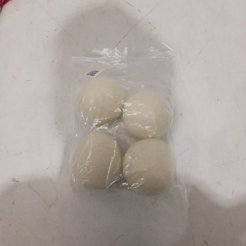 4PK FABRIC SOFTENER WOOL DRYER BALLS - BEIGE image 2