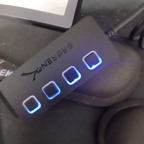 SABRENT 4-PORT USB 3.0 HUB WITH POWER SWITCHES - PC/MAC COMPATIBLE, HIGH SPEED (MODEL: HB-UM43) image 2