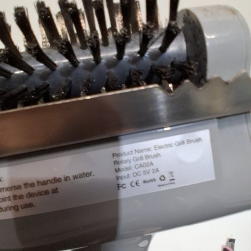 SOARFLY ROTARY ELECTRIC GRILL BRUSH - 5V - GRAY/BLACK (MODEL: CA02A) image 3