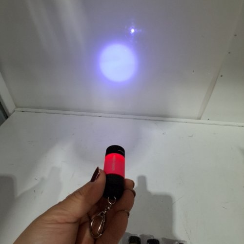 12PK CUSSITY RECHARGEABLE KEYCHAIN FLASHLIGHTS - ASSORTED COLORS image 2