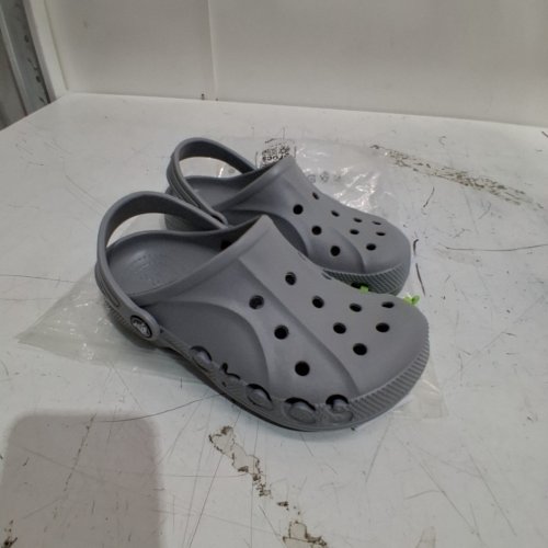 KID'S CROCS BAYA CLOG - SIZE 3 - LIGHT GREY (STYLE : 51075434) image 2