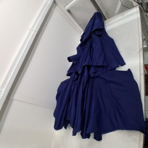 GARVEE PATIO UMBRELLA WITH CRANK LIFT & PUSH BUTTON TILT - 9FT - BLUE (MODEL:PPG_34FLNQDL) image 2
