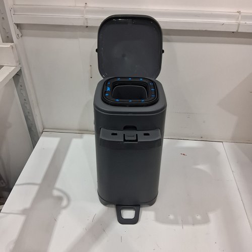 PET GENIE DOG WASTE ODOR CONTROL DISPOSAL PAIL - 18.5" - GREY (MODEL: ‎I000824) image 2