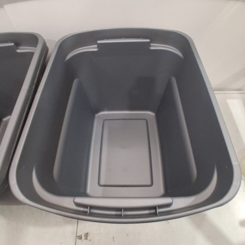 4PK STERILITE STORAGE TOTE BOX - 68L - GREY image 3