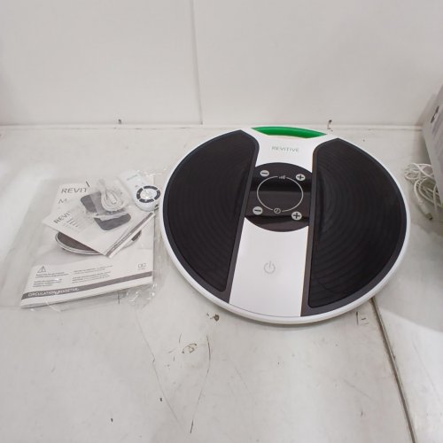 REVITIVE MEDIC UPGRADED CIRCULATION BOOSTER FOR FULL BODY ACHES & PAINS - WHITE / BLACK (MODEL: 2303-5573AQ-CA) image 4
