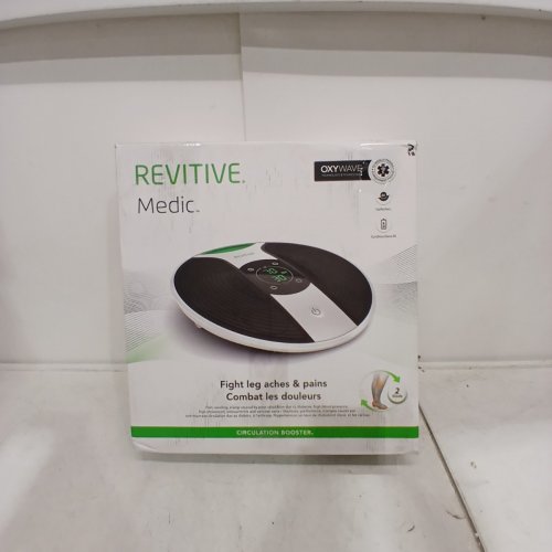 REVITIVE MEDIC UPGRADED CIRCULATION BOOSTER FOR FULL BODY ACHES & PAINS - WHITE / BLACK (MODEL: 2303-5573AQ-CA) image 6