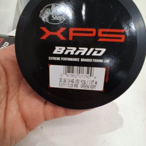 BASS PRO SHOPS XPS BRAIDED FISHING LINE - 30 LBS, 150 YARD - GREEN image 2