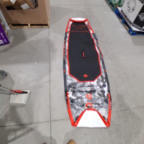 FUNWATER INFLATABLE STAND UP PADDLE BOARD/BEGINNERS SUP ACCESSORIES - 11FT6" X 33" X 6" - BLUE CAMOUFLAGE image 5