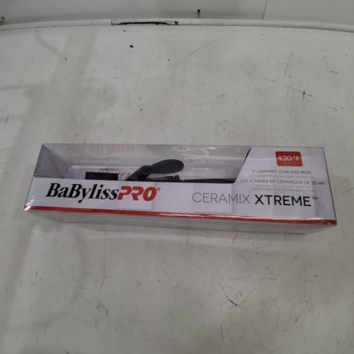 BABYLISSPRO CERAMIC CURLING IRON WITH SPRING HANDLE - 1" - BLACK (MODEL: BABC100SNC) image 4