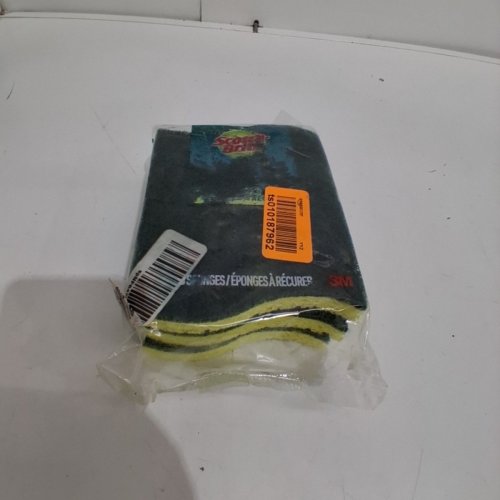 6PK SCOTCH-BRITE HEAVY DUTY SCRUB SPONGES - GREEN/YELLOW image 2